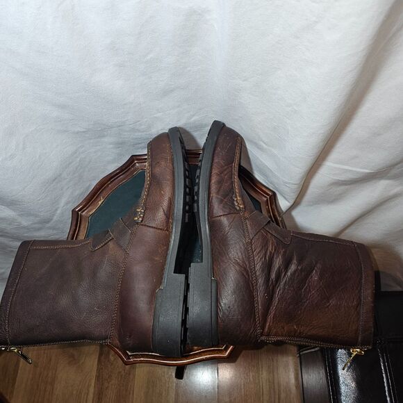 Lands\' End Men\'s Brown Rugged Boots in New Condition sz 8.5D